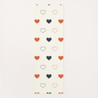 Tapis De Yoga Motif sans couture de cœur simple mignon