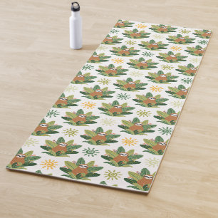Tapis De Yoga Motif tropical de paresse