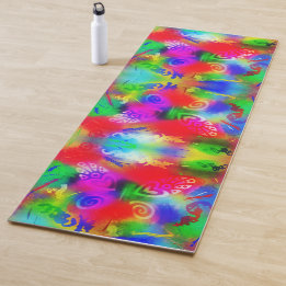Tapis De Yoga Multicolore papillon