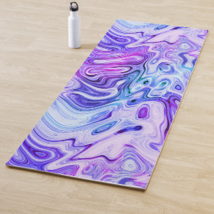 Tapis De Yoga murmure fantomatique, pastel marbré :