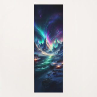 Tapis De Yoga Mystical Aurora Mountain Yoga Mat – Fantasy Nature