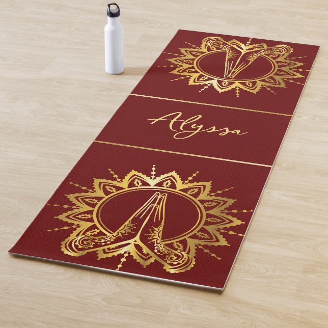 Tapis De Yoga Namaste Hands Yoga Mat (En situation)