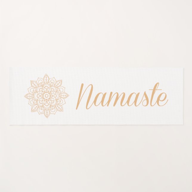 Tapis De Yoga Namaste Mandala (Devant (Horizontal))