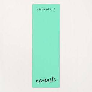 Tapis De Yoga Namaste Neo Mint Green Moderne Yoga Spirituel