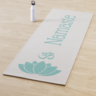 Tapis De Yoga Namasté Om Fleur de Lotus Zen
