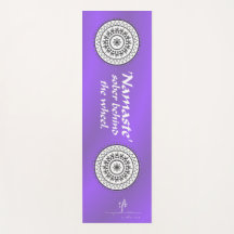 Namaste Sober dans la roue violette