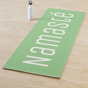 Tapis de yoga Namasté vert clair pour les exercice