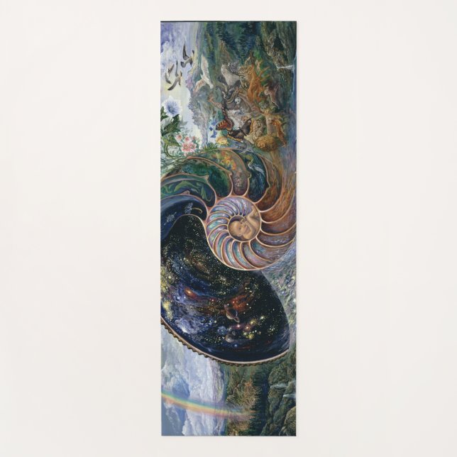 Tapis De Yoga "Nautilus" par Joséphine Wall Yoga Mat (Devant)
