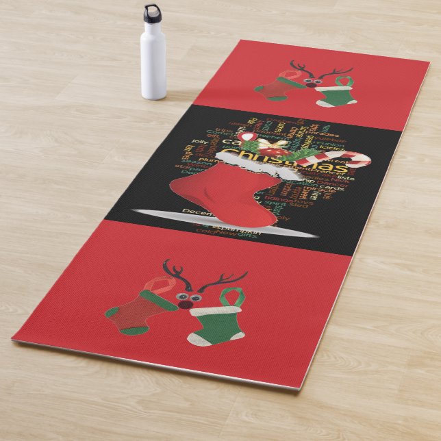 Tapis De Yoga Noël Sports et Jeux Yoga Mat (En situation)