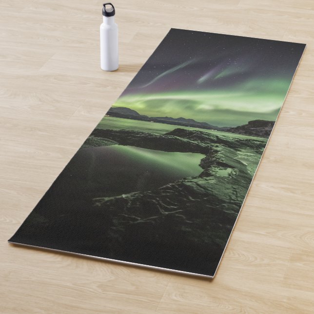 Tapis De Yoga Northern Lights Norvège (En situation)
