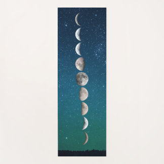 Tapis De Yoga NOUVELLES phases réversibles de ciel et de lune de
