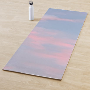 Tapis De Yoga Nuages roses personnalisables