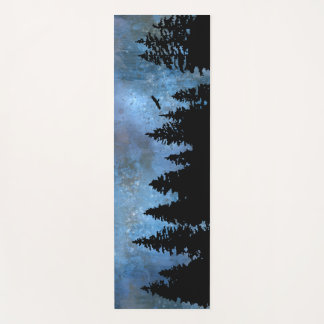 Tapis De Yoga Nuit de la forêt de pins