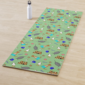 Tapis De Yoga Oliver Le Motif de vacances de la plage d'été Otte