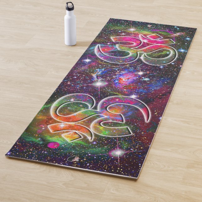 Tapis De Yoga OM Duality Alpha (En situation)