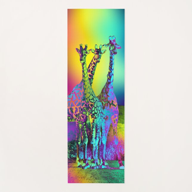 Tapis De Yoga Options de girafe 2 (Devant)