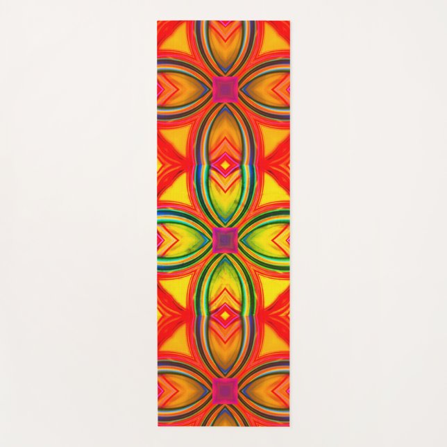 Tapis De Yoga Orange (Devant)