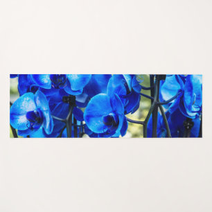 Tapis De Yoga Orchidées bleues