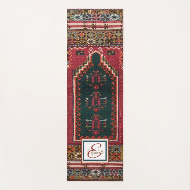 Tapis De Yoga Oriental Antique Kilim Rug (Devant)