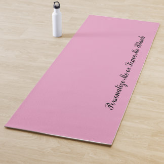 Tapis De Yoga Papillon Amour | Uni Magenta 4 Personnalisé