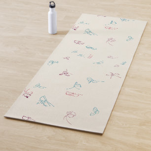 Tapis De Yoga Papillon mou