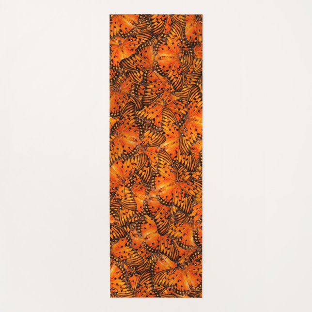 Tapis De Yoga Papillons fritillaires du Golfe (Devant)