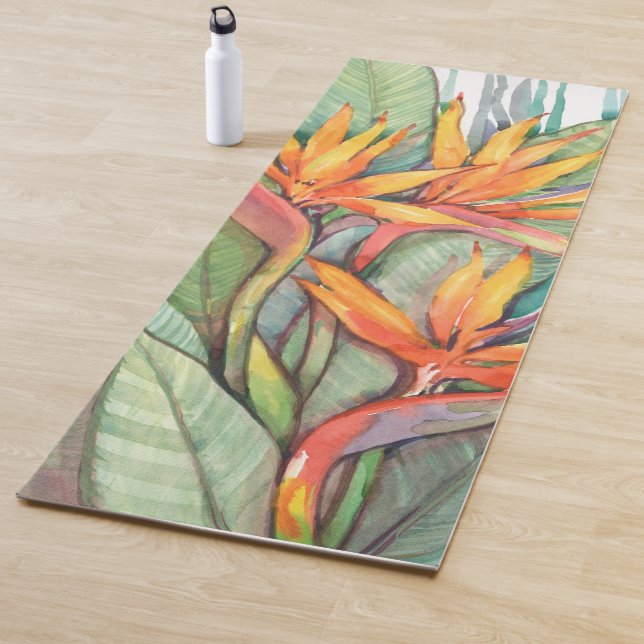 Tapis De Yoga Paradis botanique tropical II (En situation)
