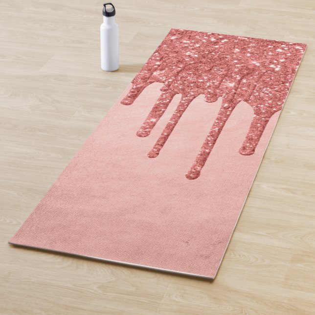Tapis De Yoga Parties scintillant de la broche à goutte | Terra  (En situation)