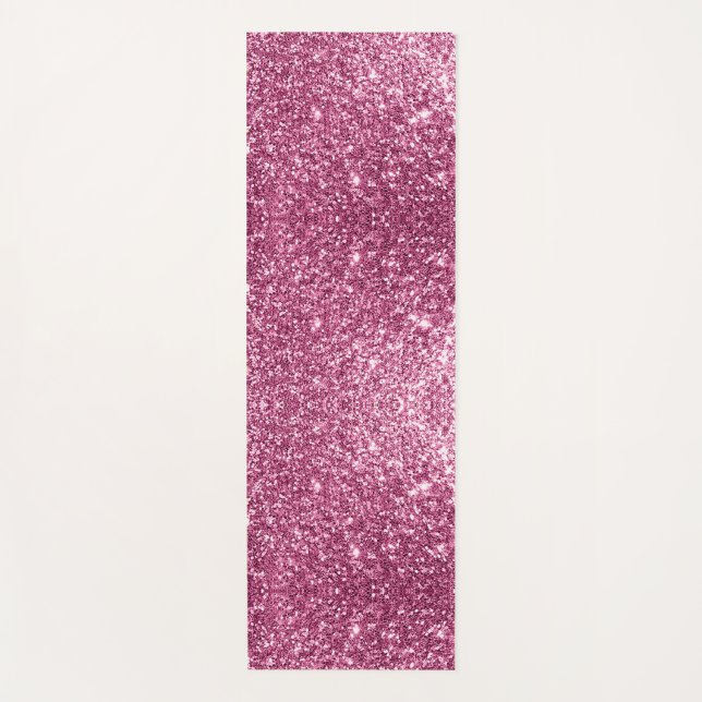 Tapis De Yoga Parties scintillant rose éblouissante Yoga Mat (Devant)