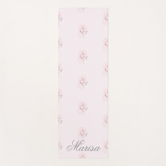 Tapis De Yoga Pastel personnalisé Yoga Mat - Nom personnalisé (Devant)