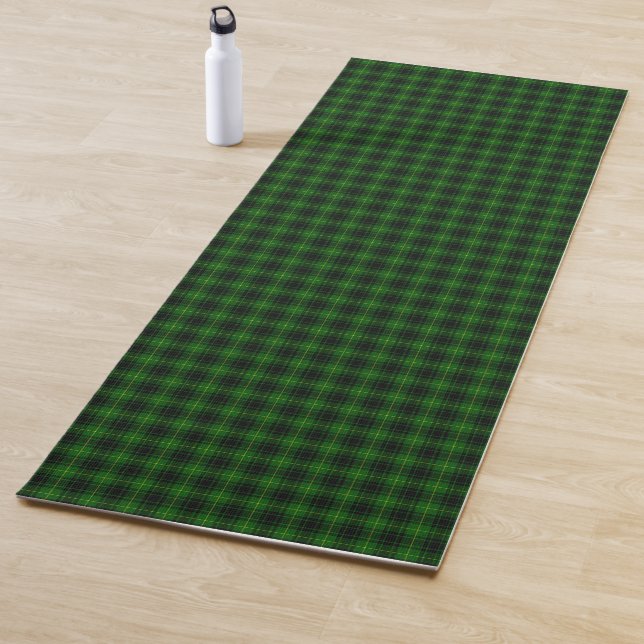 Tapis De Yoga Pâte verte de tartan MacArthur (En situation)