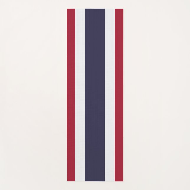 Tapis De Yoga Patriotic Yoga Mats with flag of Thailand (Devant)