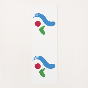 Tapis de yoga patriotiques avec drapeau de Séoul