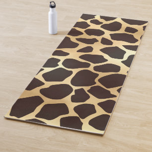 Tapis De Yoga Patters d'Or Brown
