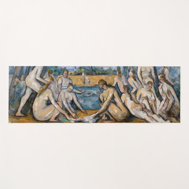 Tapis De Yoga Paul Cezanne - Les Grandes Baignoires (Devant (Horizontal))