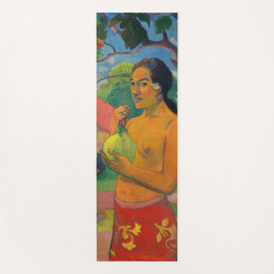 Tapis De Yoga Paul Gauguin - Femme tenant un fruit