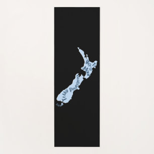 TAPIS DE YOGA PAYS D'AOTEAROA NZ ÎLES MAORI NOMS KIWI