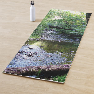 Tapis De Yoga Paysage Pittoresque Personnalisé Lumière Du Soleil