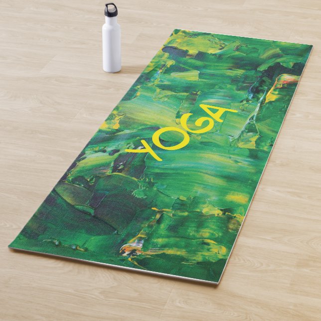 Tapis De Yoga Peinture Art Yoga Mat (En situation)