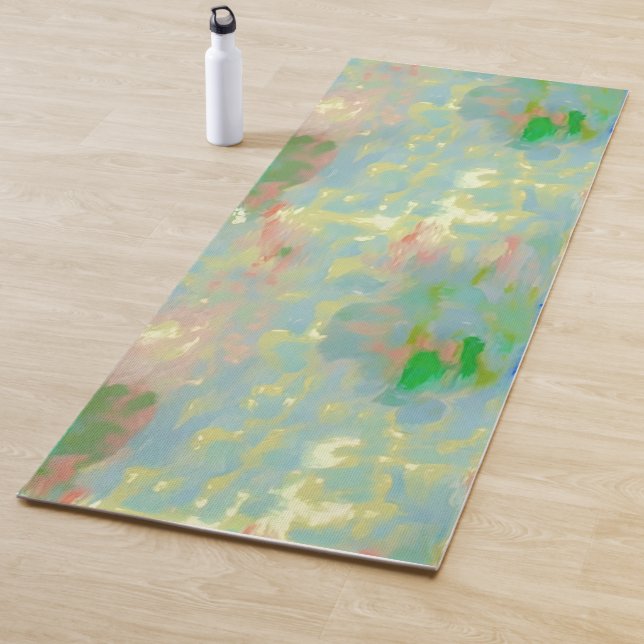 Tapis De Yoga Peinture de style impressionniste Monet (En situation)