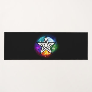 Tapis De Yoga pentagramme du Wiccan