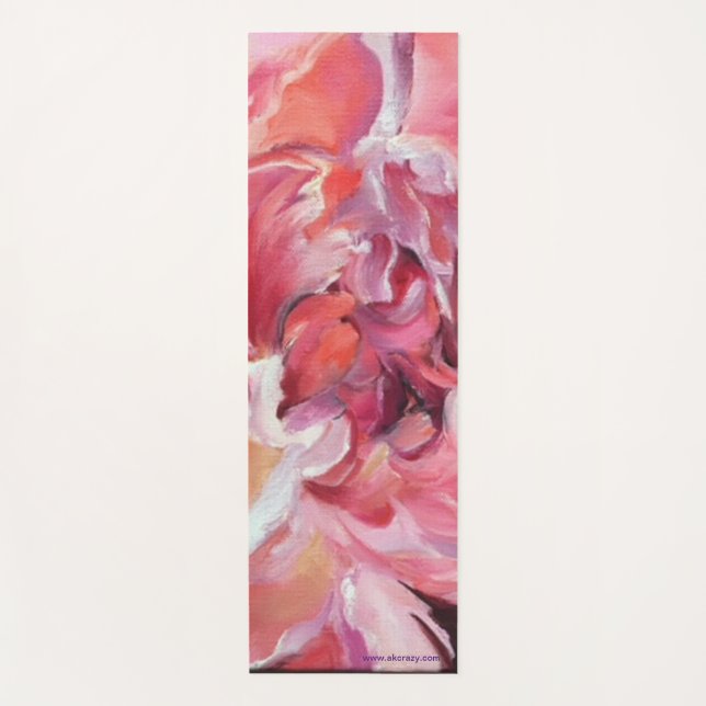 Tapis De Yoga Peonies de l'Alaska Yoga Mat (Devant)