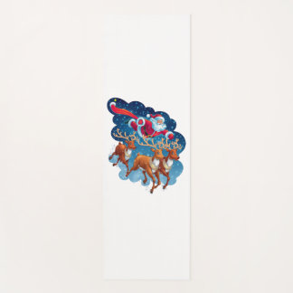 Tapis De Yoga Père Noël Sleigh Adventure