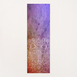 Tapis de yoga personnalisé mandala