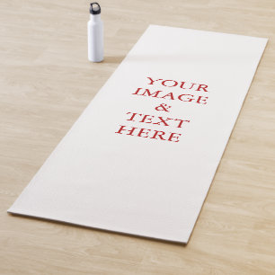 Tapis De Yoga Personnalisé Personnalisé Votre Propre Photo & Tex