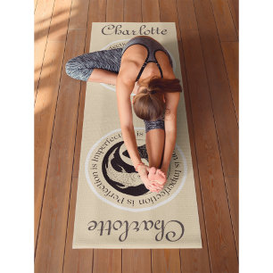 Tapis De Yoga (Personnaliser moi) Yin Yang entraînement, Pilates