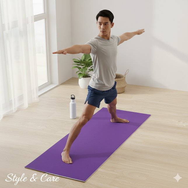 Tapis De Yoga Personnalisez votre Royal Purple (Personalize Your Royal Purple Yoga Mat)