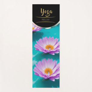 Tapis De Yoga Pétales d'eau rose - Yoga Mat