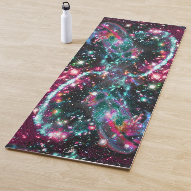 Tapis De Yoga Phosphorescence Star Field Yoga Mat (En situation)