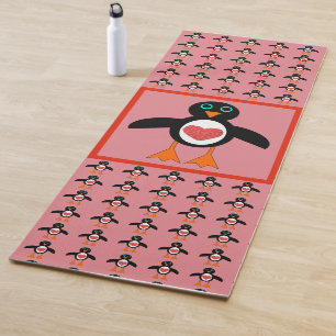 Tapis De Yoga Pingouin Coeur mignon